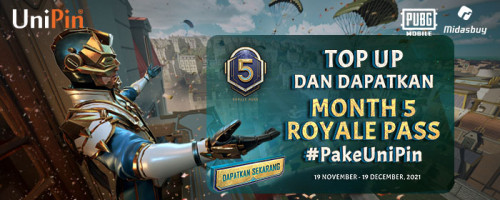 Dapatkan Royale Pass M5 Mirror Realm PUBGM terbaru di UniPin!